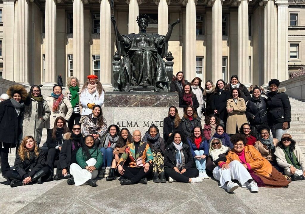 Turma do "Columbia Women's Leadership Network in Brazil", em Nova York