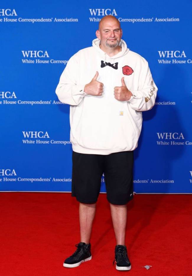 John Fetterman em jantar na Casa Branca – John Fetterman em jantar na Casa Branca –