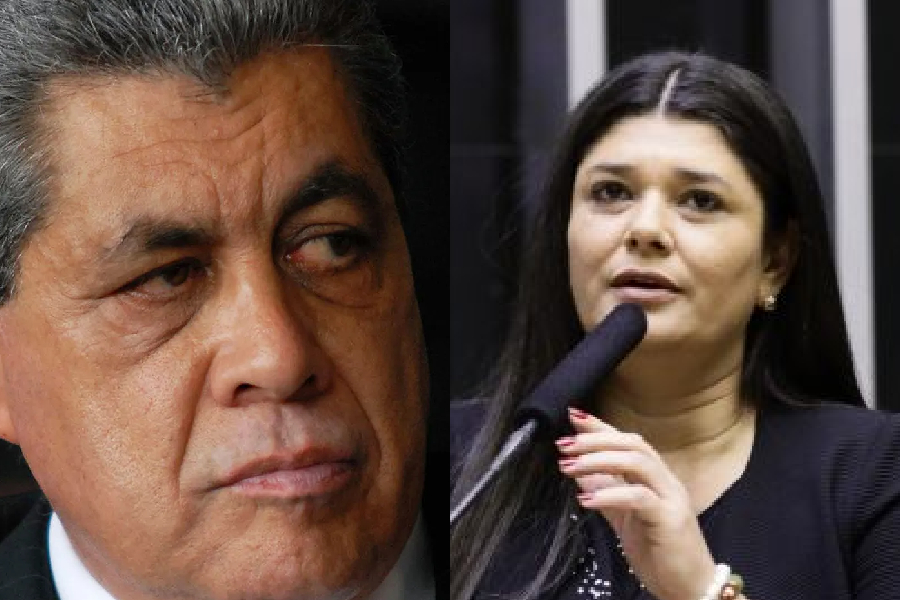 O ex-governador do Mato Grosso do Sul, André Puccinelli (MDB), e a deputada federal Rose Modesto (União-MS)