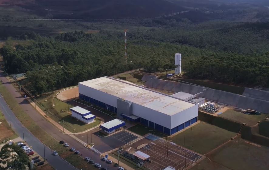 Imagem aérea da fábrica de insulina glargina da Biomm em Nova Lima (MG)
