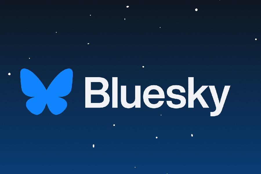 Logo da rede social Bluesky