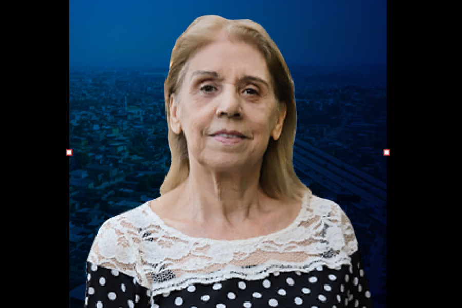 A ex-deputada federal e atual secretária de Assistência Social, Direitos Humanos e Igualdade Racial de São João de Meriti, Almerinda Filgueiras de Carvalho, de 72 anos