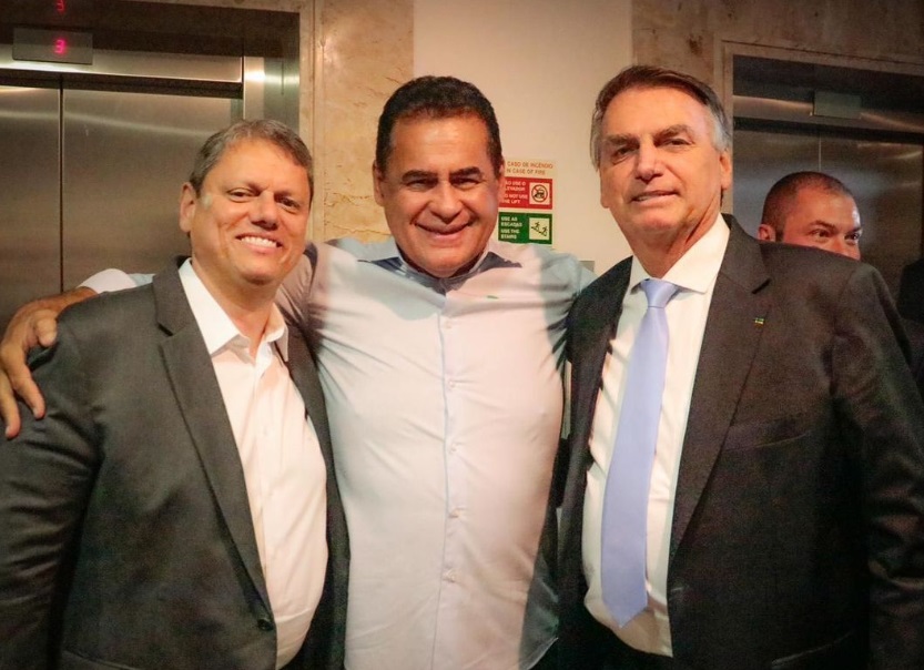 ELEIÇÕES - Nas redes sociais, Jorge Wilson agracede a Tarcísio e a Bolsonaro pela "parceria e confiança"