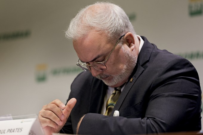 Rueda de prensa del presidente de Petrobras, Jean Paul Prates