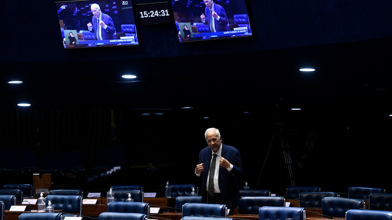 O senador Oriovisto Guimarães: autor de PEC que limita decisões monocráticas no Supremo