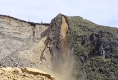 Deslizamento de terra em Papua Nova-Guiné