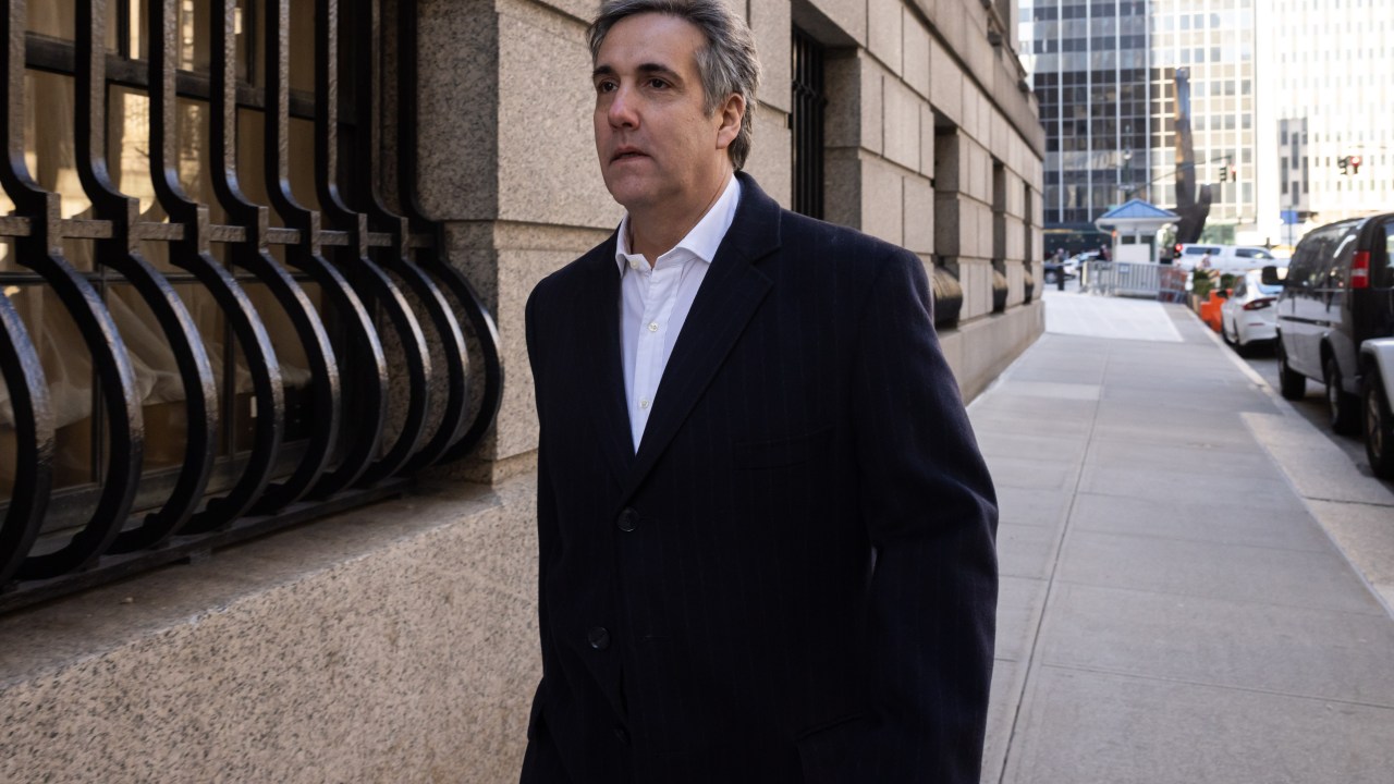 former personal lawyer to US President Donald Trump, arrives at federal court in New York, US, on Thursday, Dec. 14, 2023. A federal judge overseeing Michael Cohen's request to end his supervised release early raised concerns Tuesday that a lawyer for the former Trump fixer may have cited bogus cases in the motion, reported Axios. Photographer: Yuki Iwamura/Bloomberg via Getty Images