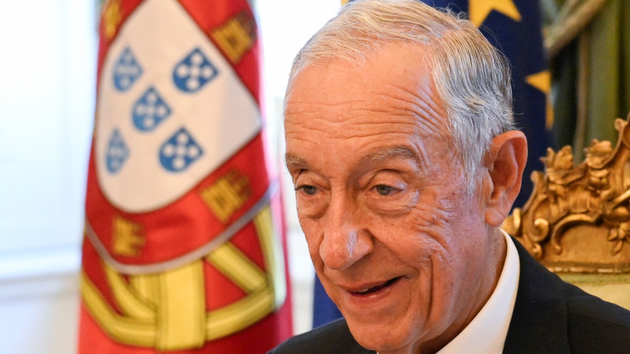 O presidente de Portugal, Marcelo Rebelo de Sousa. 16/04/2024