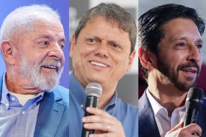 Lula, Tarcísio e Nunes