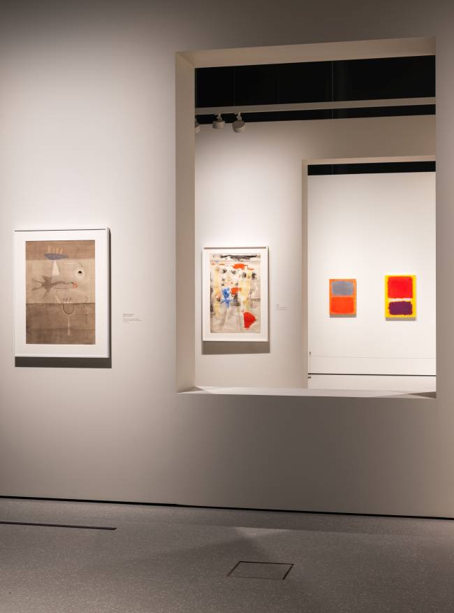 Mark Rothko Presse-22 EM PAPEL: Visão de pinturas em papel de Mark Rothko em três fases de sua carreira, no Museu Nacional de Oslo, na Noruega -