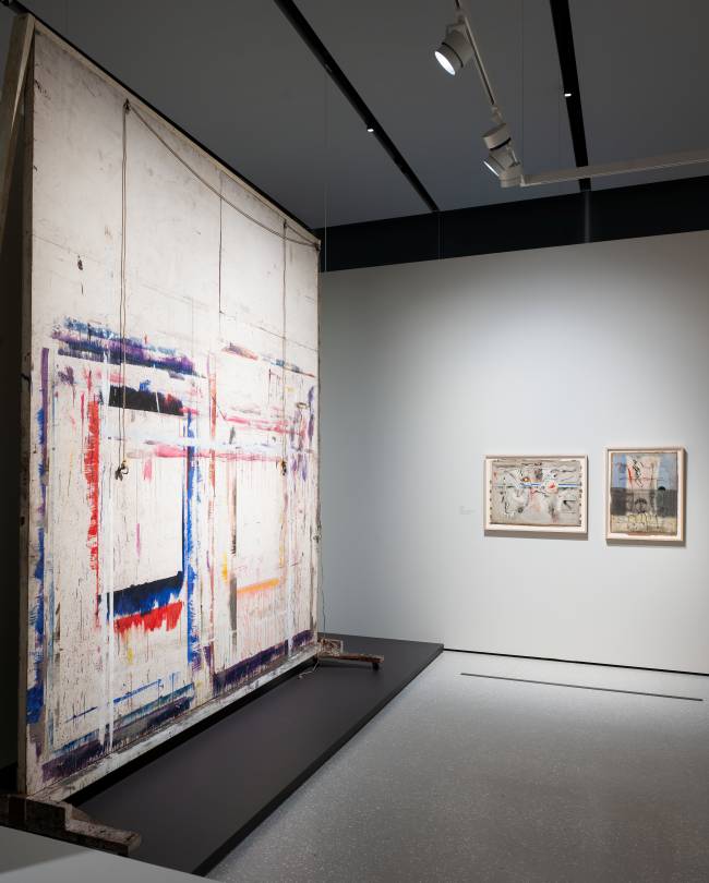 EM PAPEL: Visão de pinturas em papel de Mark Rothko em três fases de sua carreira, no Museu Nacional de Oslo, na Noruega -