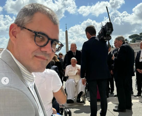 Juliano Cazarré no Vaticano –