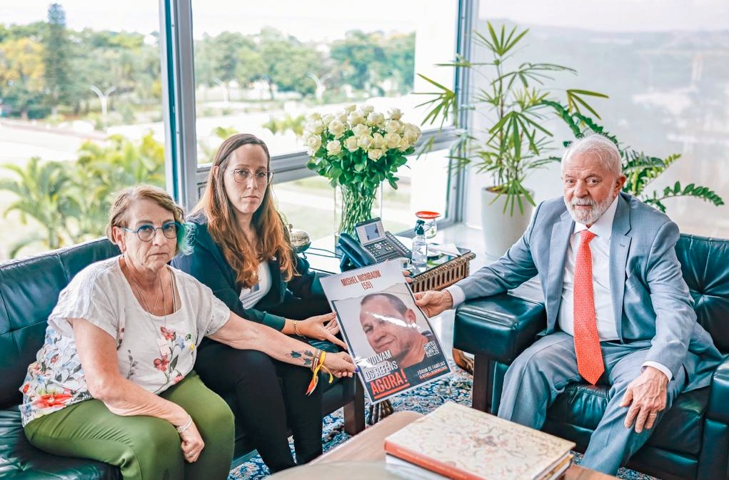 A m&atilde;e e a irm&atilde; de Michel Nisenbaum se encontraram com o presidente Lula em novembro de 2023