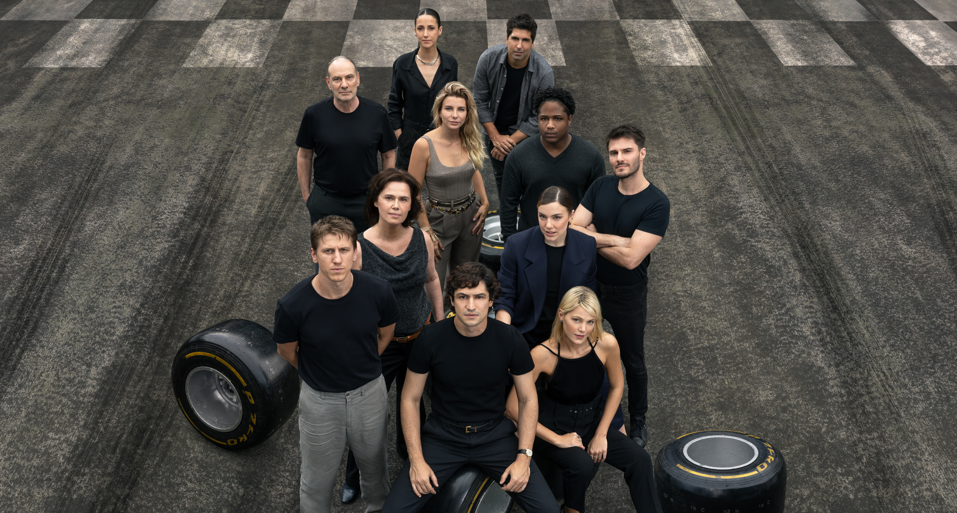 O elenco da minissérie 'Senna', da Netflix