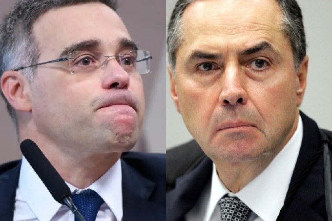 Os ministros do STF Luís Roberto Barroso e André Mendonça bateram boca 