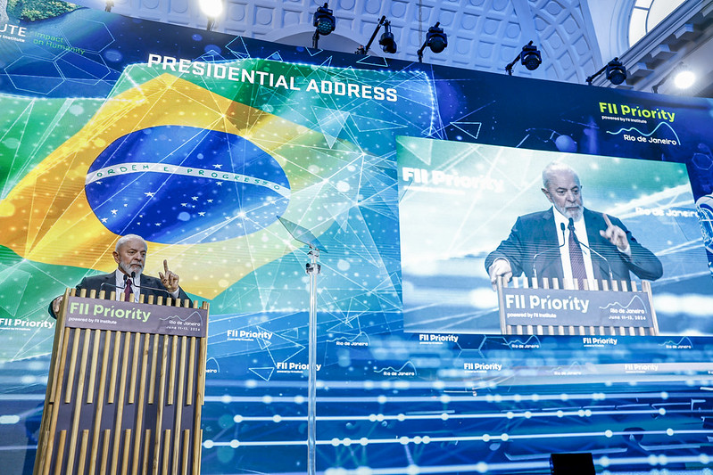 Lula discursa na abertura do Fórum de Investimentos Prioridade 2024