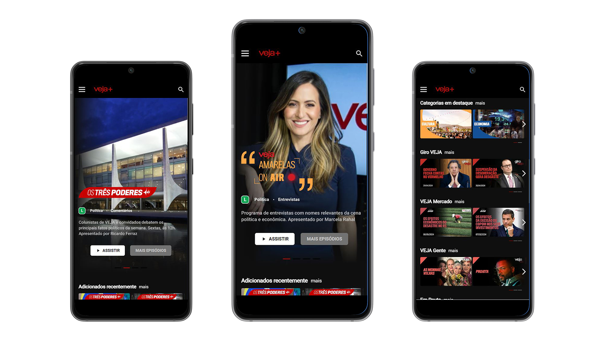 VEJA+ no mobile: acesso em todos os canais