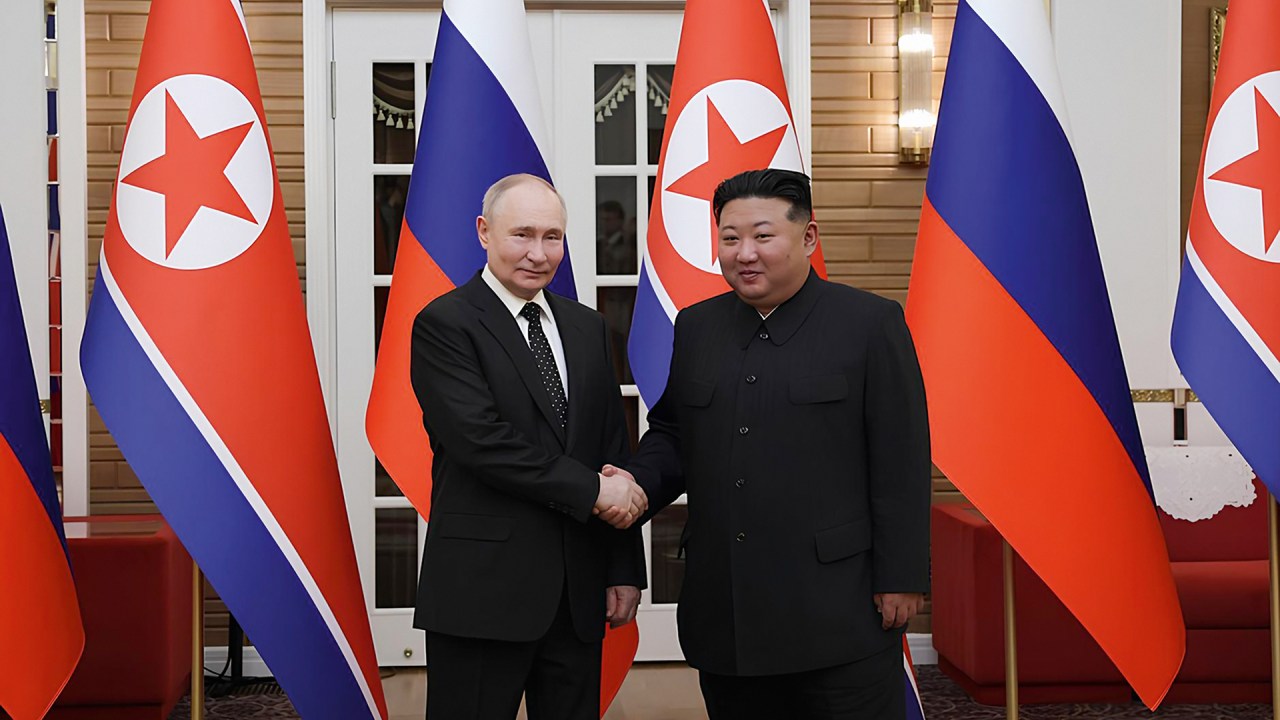 Vladimir Putin e Kim Jong-un