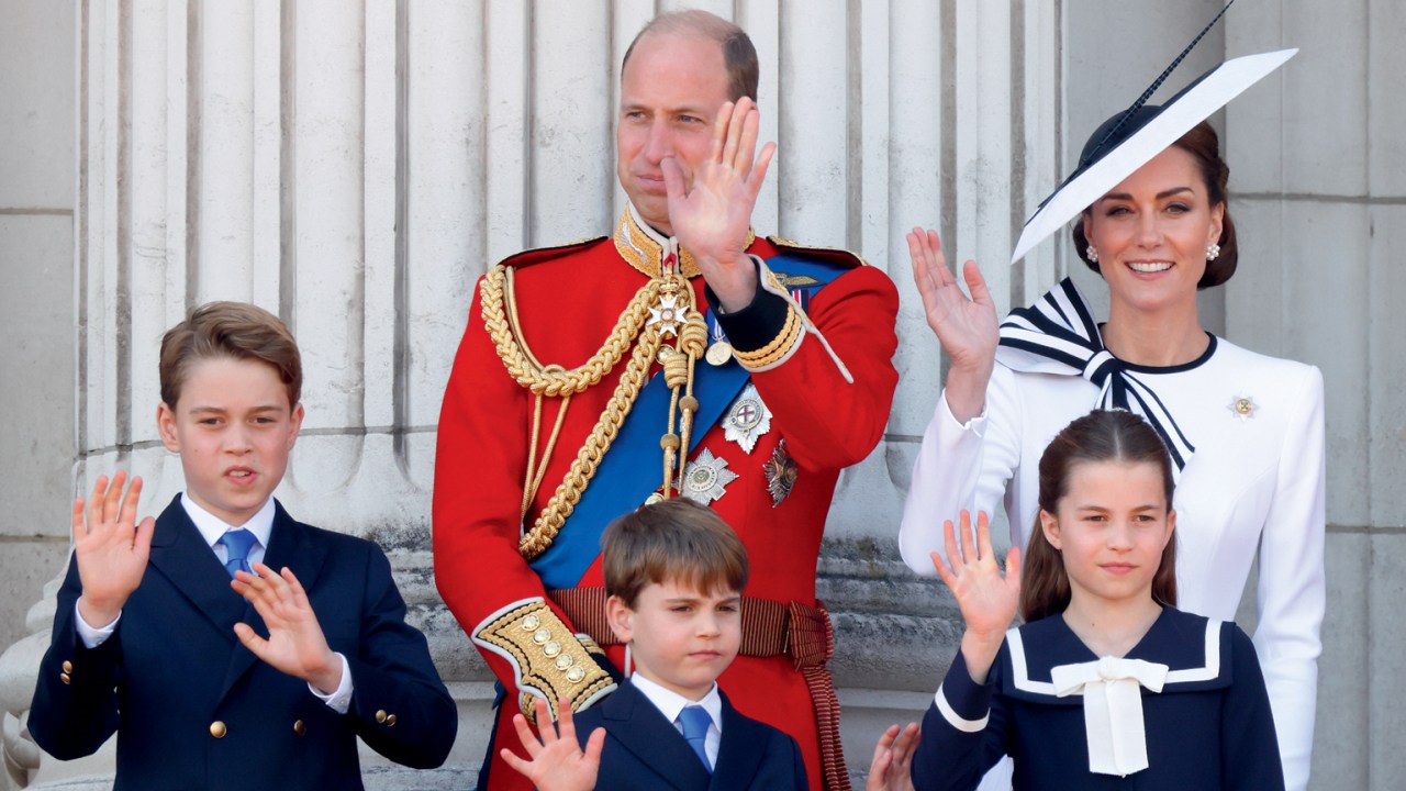 Kate Middleton e a família