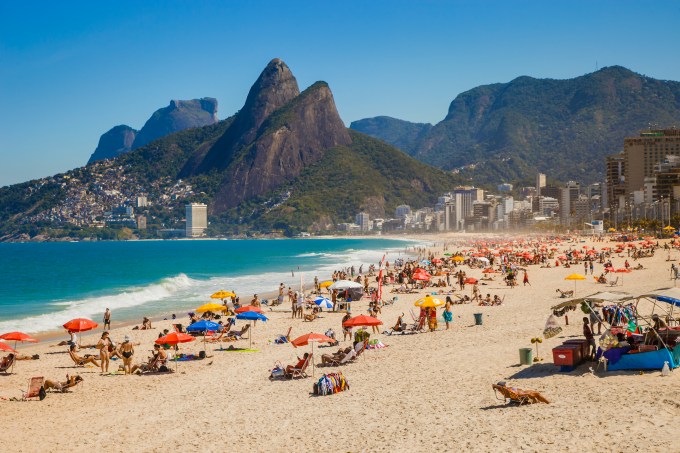 Beaches in Rio de Janeiro.