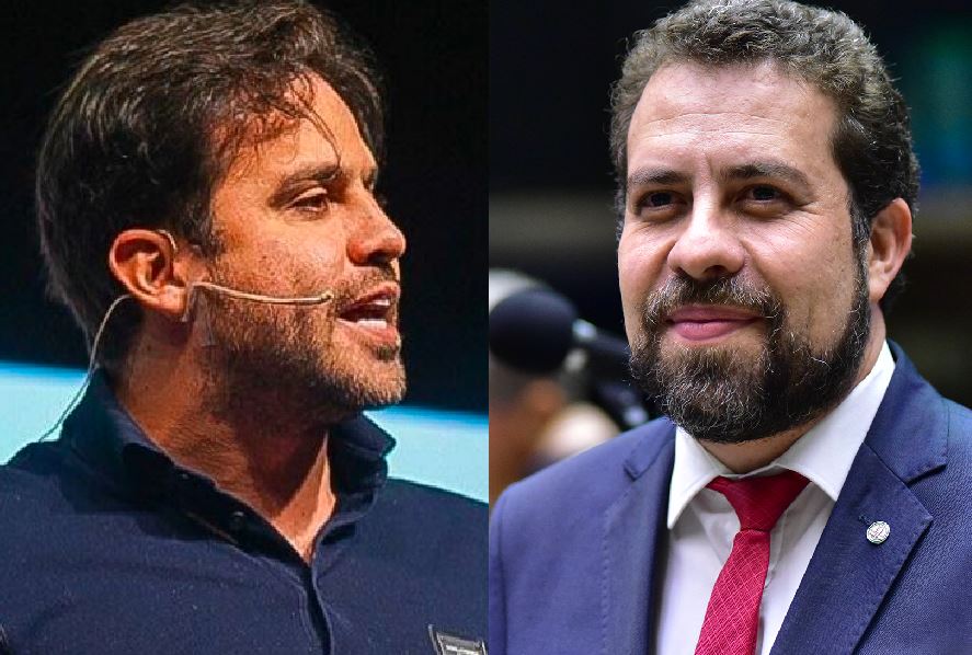 O coach Pablo Marçal e o deputado Guilherme Boulos: cenário pode levar à vitória da esquerda em São Paulo