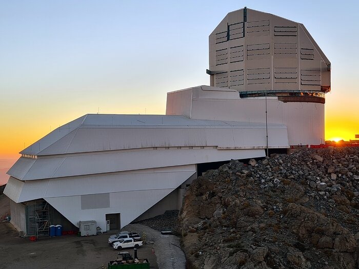 Observatório Rubin em construção no Chile. 15/04/2021