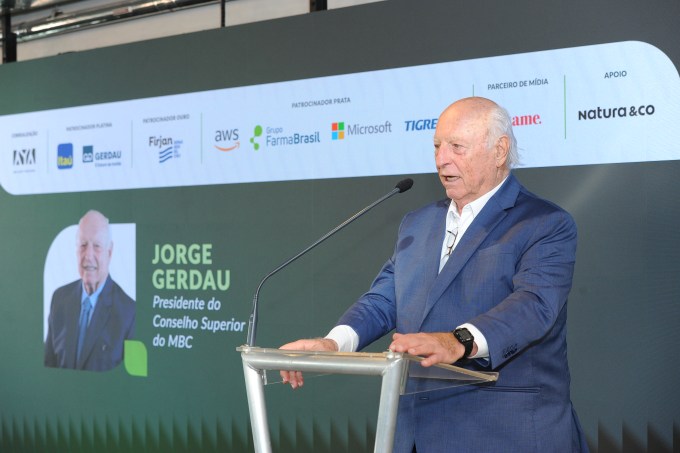 O empresário Jorge Gerdau Johannpeter, presidente do Conselho Superior do Movimento Brasil Competitivo