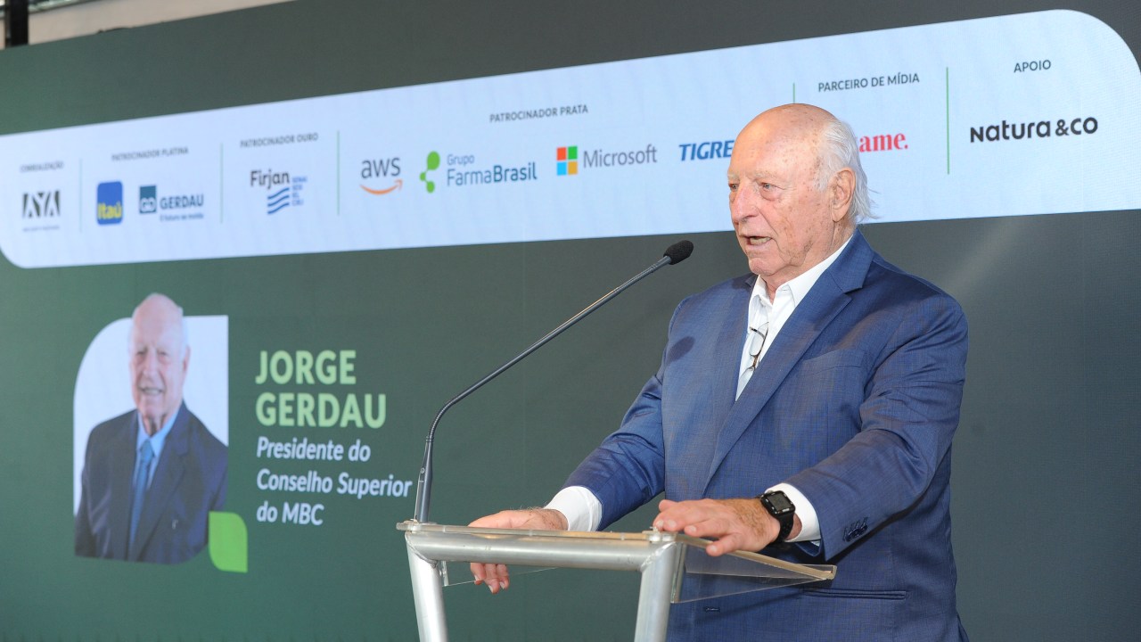 O empresário Jorge Gerdau Johannpeter, presidente do Conselho Superior do Movimento Brasil Competitivo