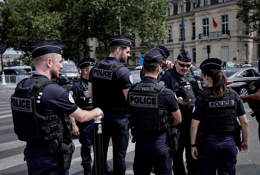 Polícia da França - Jogos de Paris - Jogos Olímpicos - Olimpíada - Paris 2024