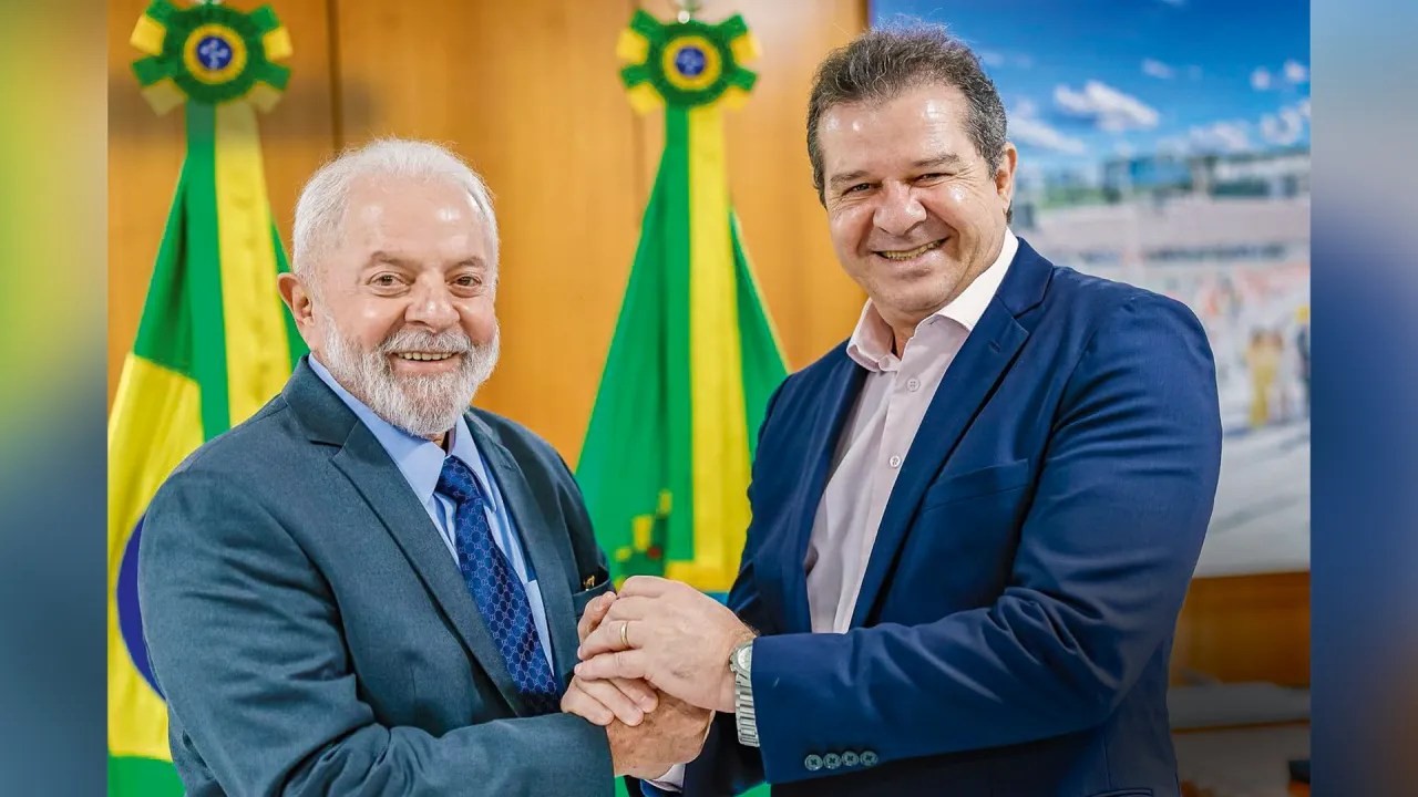 Lula e Luiz Teixeira, pré-candidato à prefeitura de São Bernardo