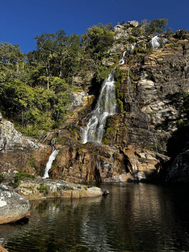 Cachoeira Santana no Parque Nacional da Chapada dos Veadeiros