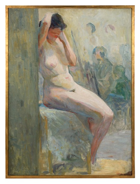 Estudo de nu (sentado) (1921)