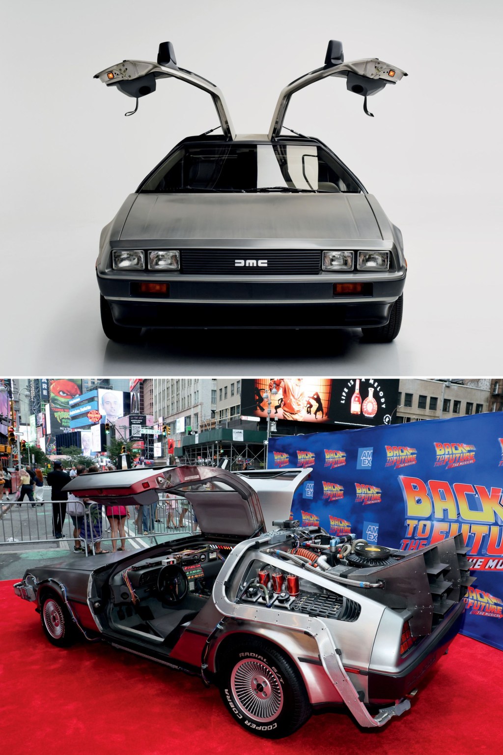 CULT - O futurista DeLorean: quando ganhou papel de destaque na franquia De Volta para o Futuro (abaixo), nem era mais fabricado