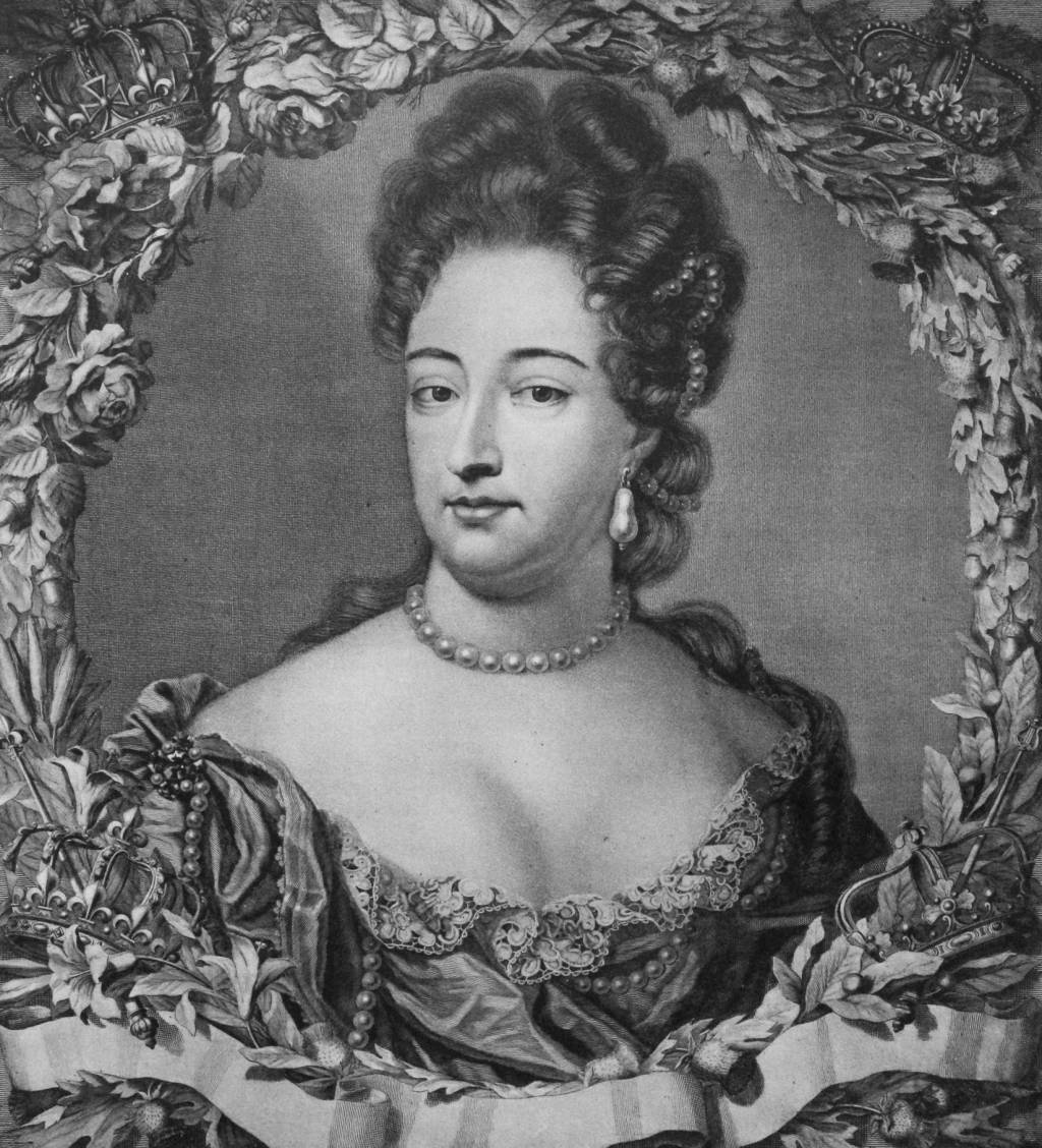 Mary I of England, also known as Mary Tudor, and as “Bloody Mary” in the old book the The Portrait gallery, by A.S.Suvorina, 1885, S.Petersburg .
