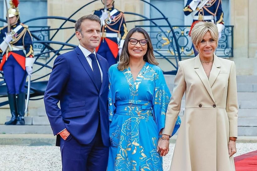 Janja é recebida por Macron para Jogos Olímpicos de Paris