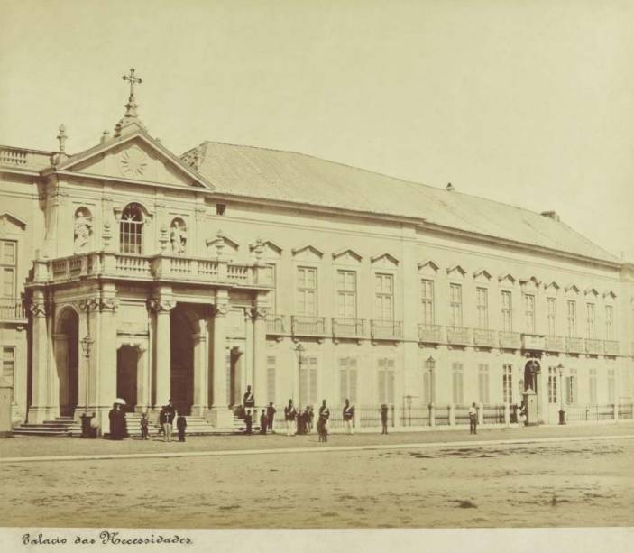 Palácio das Necessidades - Casa de Fernando II, Viúvo da Rainha de Portugal, a quem D. Pedro II tratava por "mano" -