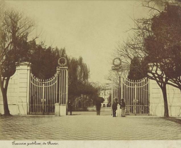 Registro mostra o Passeio Público de Portugal, paisagem que deu lugar a Avenida da Liberdade - Registro mostra o Passeio Público de Portugal, paisagem que deu lugar a Avenida da Liberdade -
