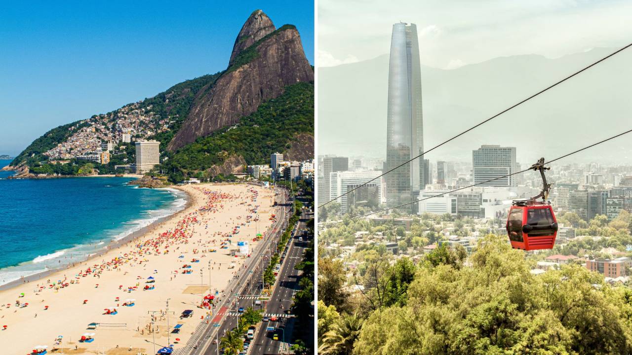 Cidade do Rio de Janeiro e Santiago