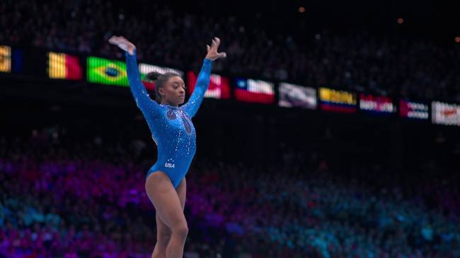 Simone Biles se tornou uma referência na ginástica olímpica -