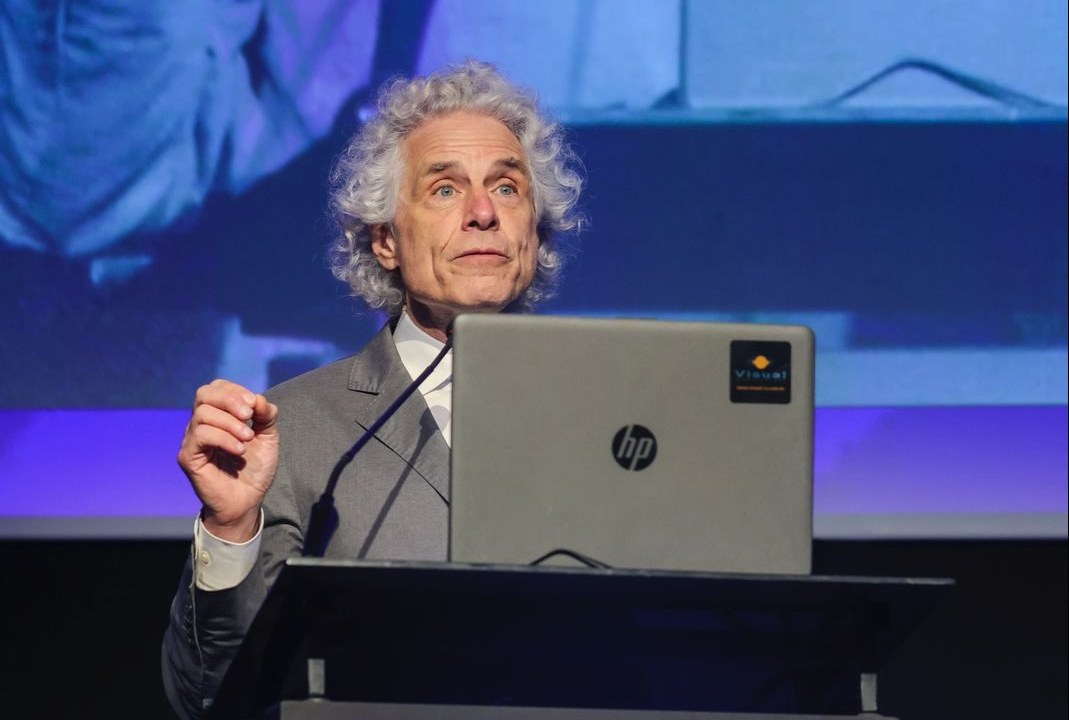 O psicólogo Steven Pinker durante uma das sessões do Congresso Brain