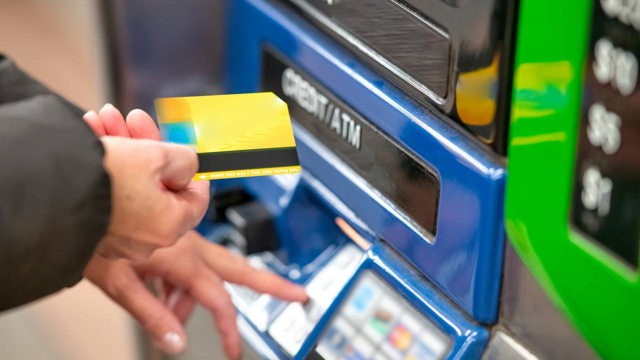 saque em caixa eletrônico ATM