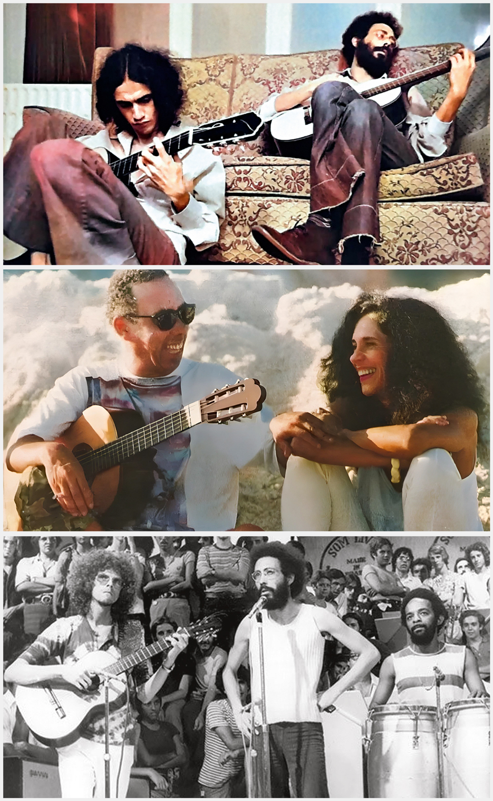 galeria-1—-Com-Caetano-em-Londres—Foto-de-Pedro-Paulo-Koellreutter.jpg Grandes momentos No alto, com Caetano Veloso em Londres; ao centro, com Gal; e em um festival nos anos 1970: muitas histórias e parcerias
