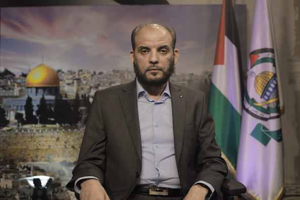 Husam Badran, membro do gabinete político do Hamas, durante entrevista em Istambul, Turquia. 24/09/2023