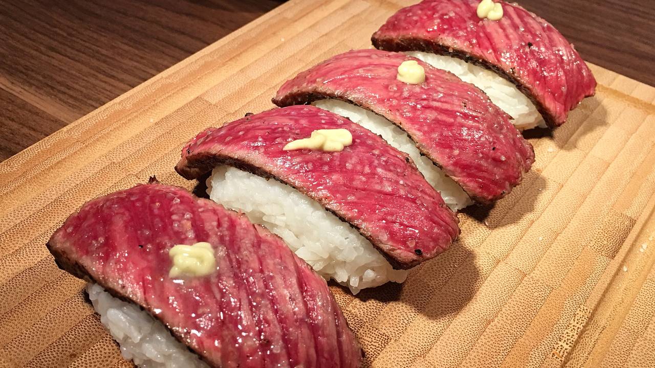 Sushi de churrasco -