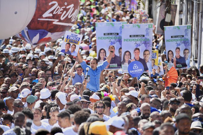 Superfavorito, Bruno Reis sacramenta aliança com 13 partidos em Salvador