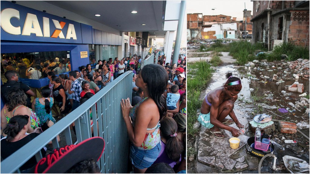 DILEMA - Fila do Bolsa Família: número de beneficiários é recorde, mas a miséria e a desigualdade ainda desafiam o país