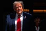 Donald Trump durante cúpula do G7, no Canadá