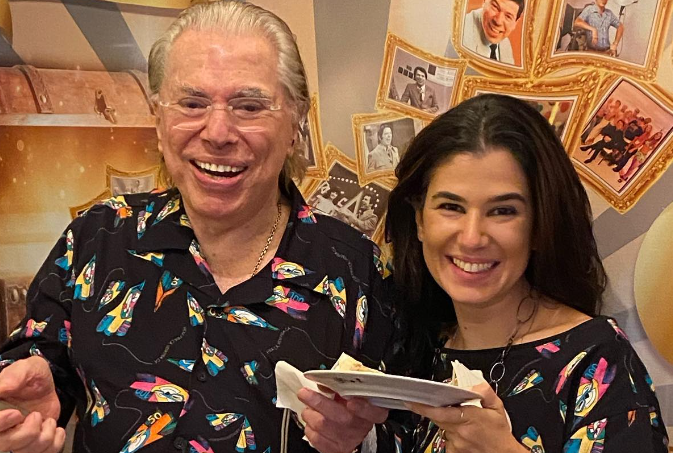 Silvio Santos e Renata Abravanel –