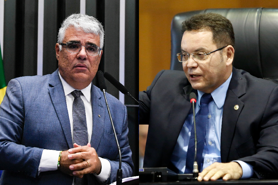 O senador Eduardo Girão (Novo-CE) e o deputado estadual Eduardo Botelho (União Brasil-MT) são candidatos, respectivamente, às prefeituras de Fortaleza e Cuiabá nas eleições deste ano