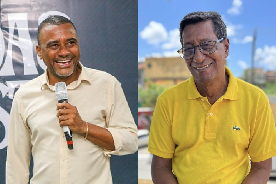 Eleições em Simões Filho (BA): o vereador Devaldo Soares (União) e o ex-prefeito Edson Almeida (PSD)